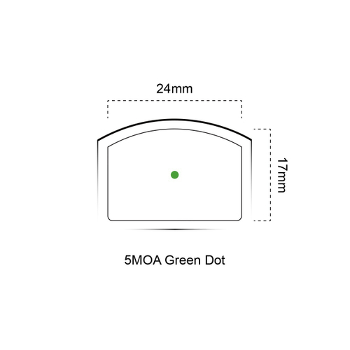 Прицел Vector Optics FRENZY 1x17x24 TEK (SCRD-G19ll)
