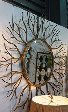 зеркало круглое в кованной раме 01-19 ( MAGIC MIRROR )