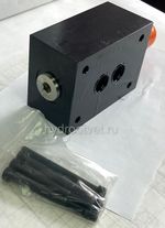 DBDS20P1X/100 - Предохранительный клапан прямого управления Ду20, давление регулировки до 100 бар, тип монтажа - на плиту, элемент регулировки S = винт