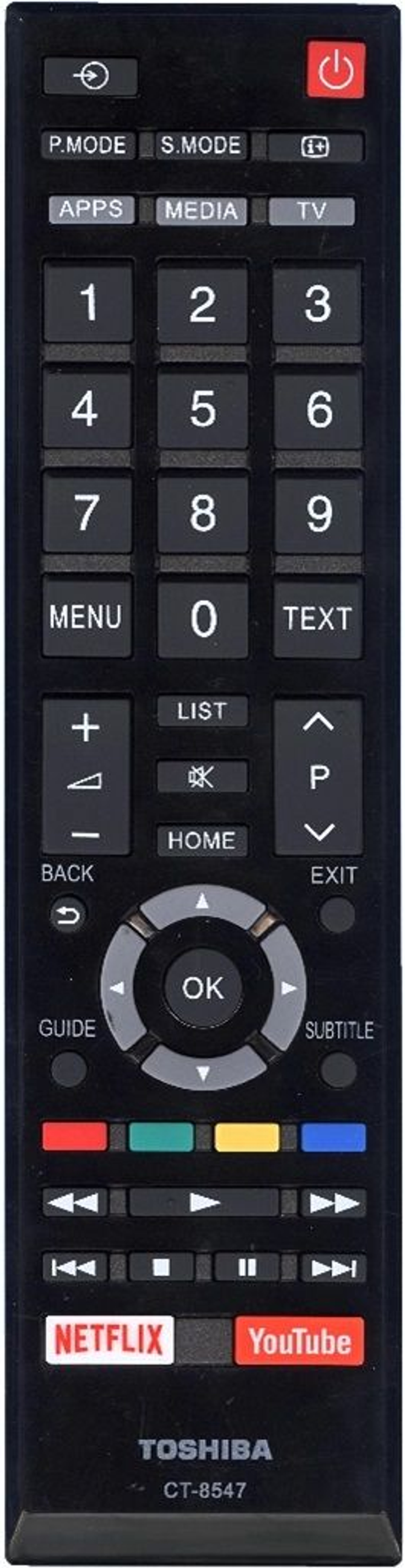 Пульт CT-8547 для телевизоров Toshiba