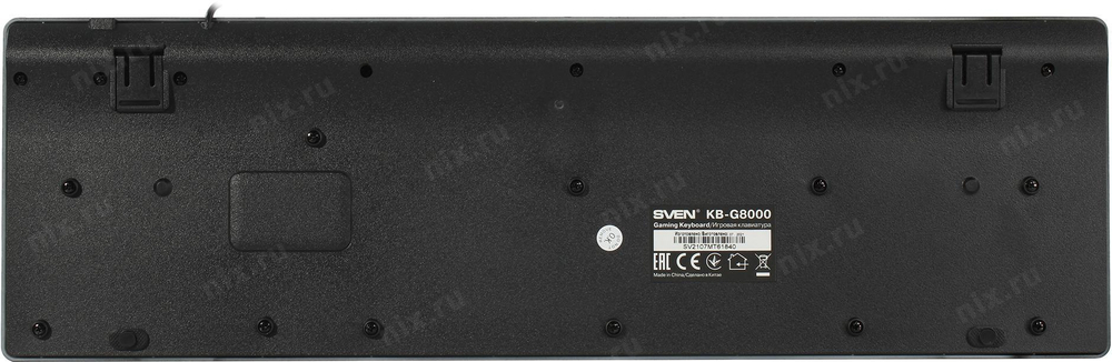 Клавиатура SVEN KB-G8000 Black &lt;USB&gt; 105КЛ, подсветка клавиш
