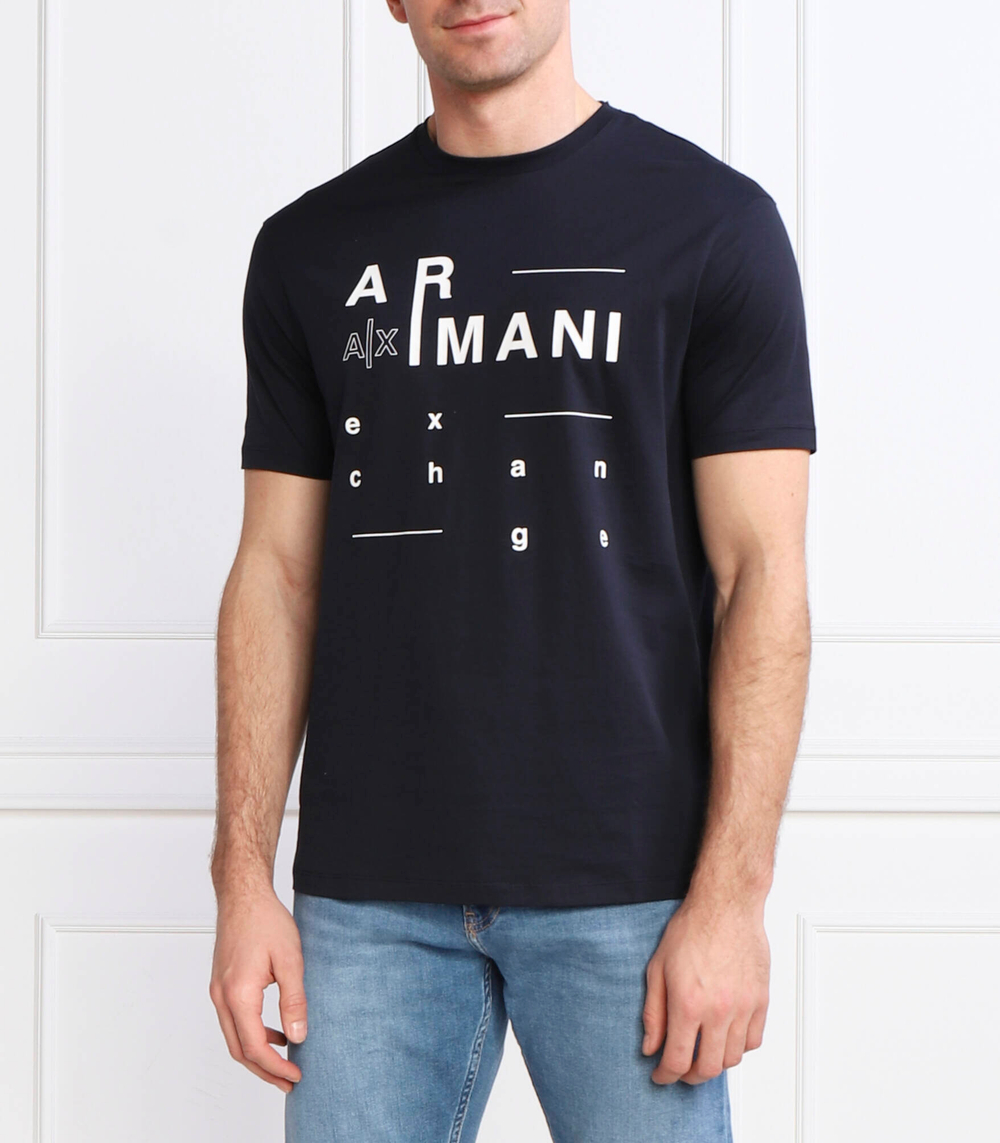 футболка Armani Exchange - темно-синий(3RZTFC ZJ9AZ)