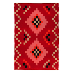 Плед хлопковый 130х180см Tkano Cultural Heritage по мотивам башкирских орнаментов