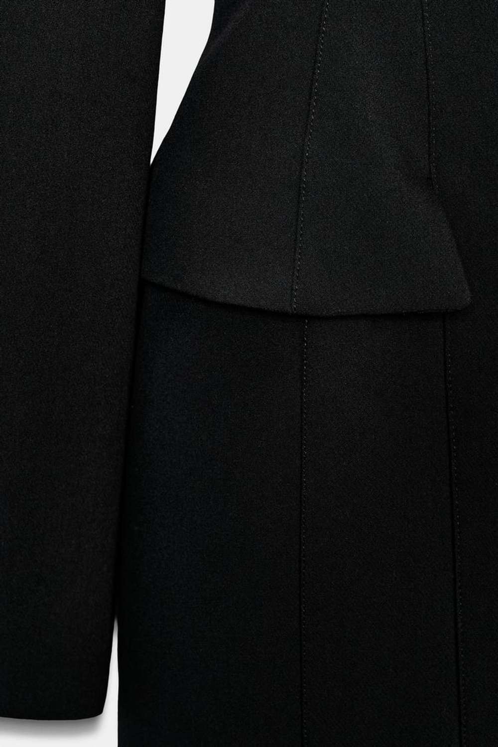 ZARA КОРОТКОЕ ПЛАТЬЕ С КАРМАНАМИ — ZW COLLECTION LIMITED EDITION, ЧЕРНЫЙ