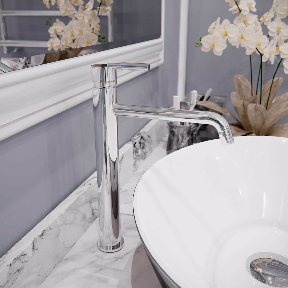 Смеситель для раковины высокий ATICA 7510