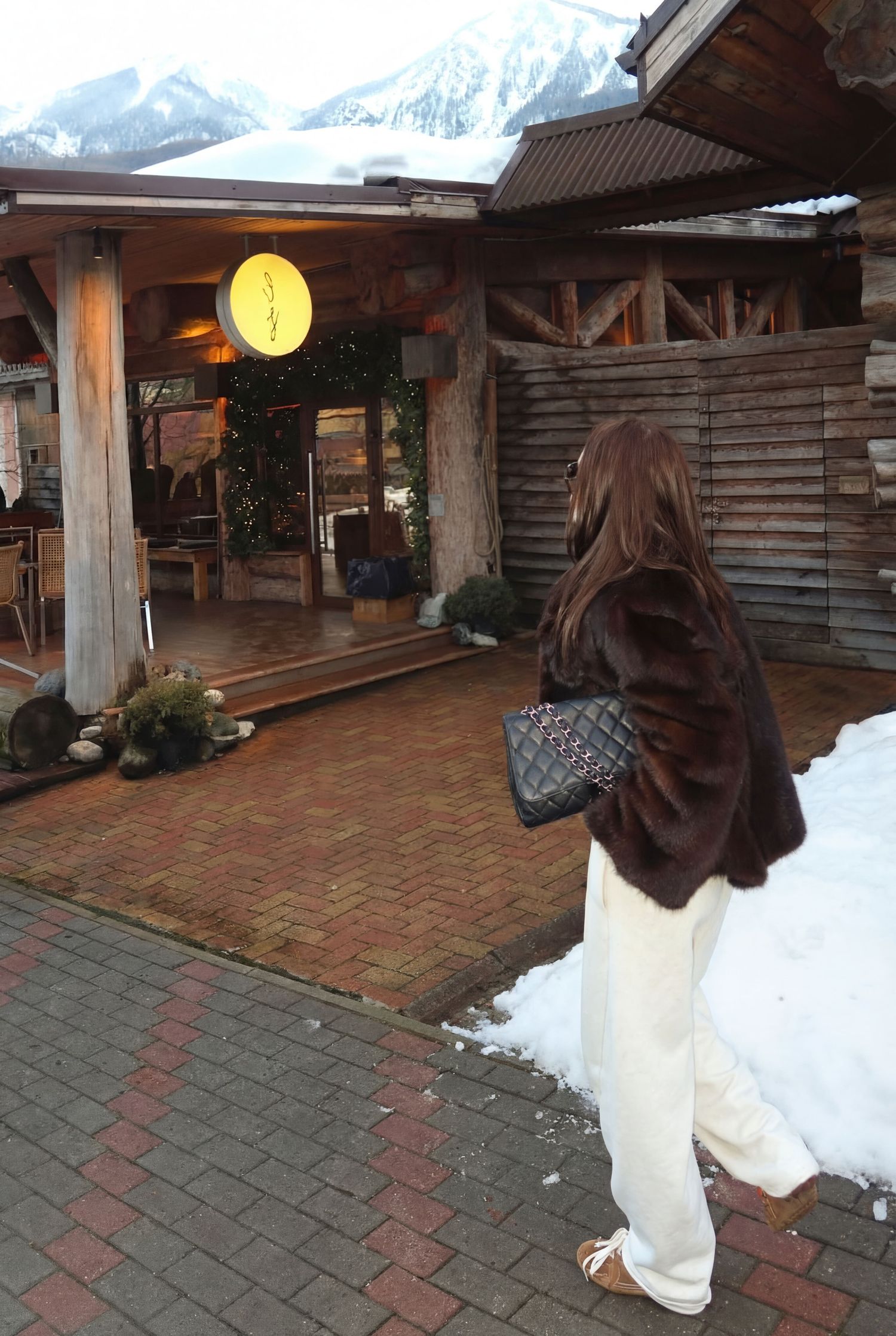 брюки-бананы warm, milk melange