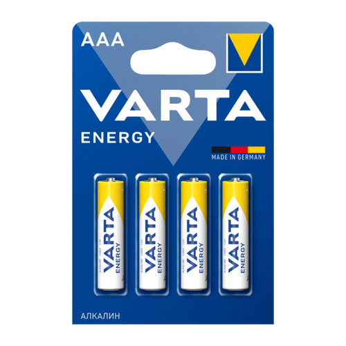 батарейка Varta LR03 AAA BL4 energy alkaline