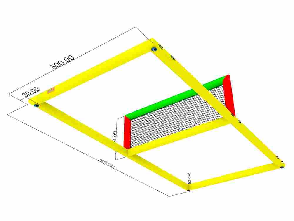 Водный надувной аттракцион «Футбольное, волейбольное поле» 10*5*2 м