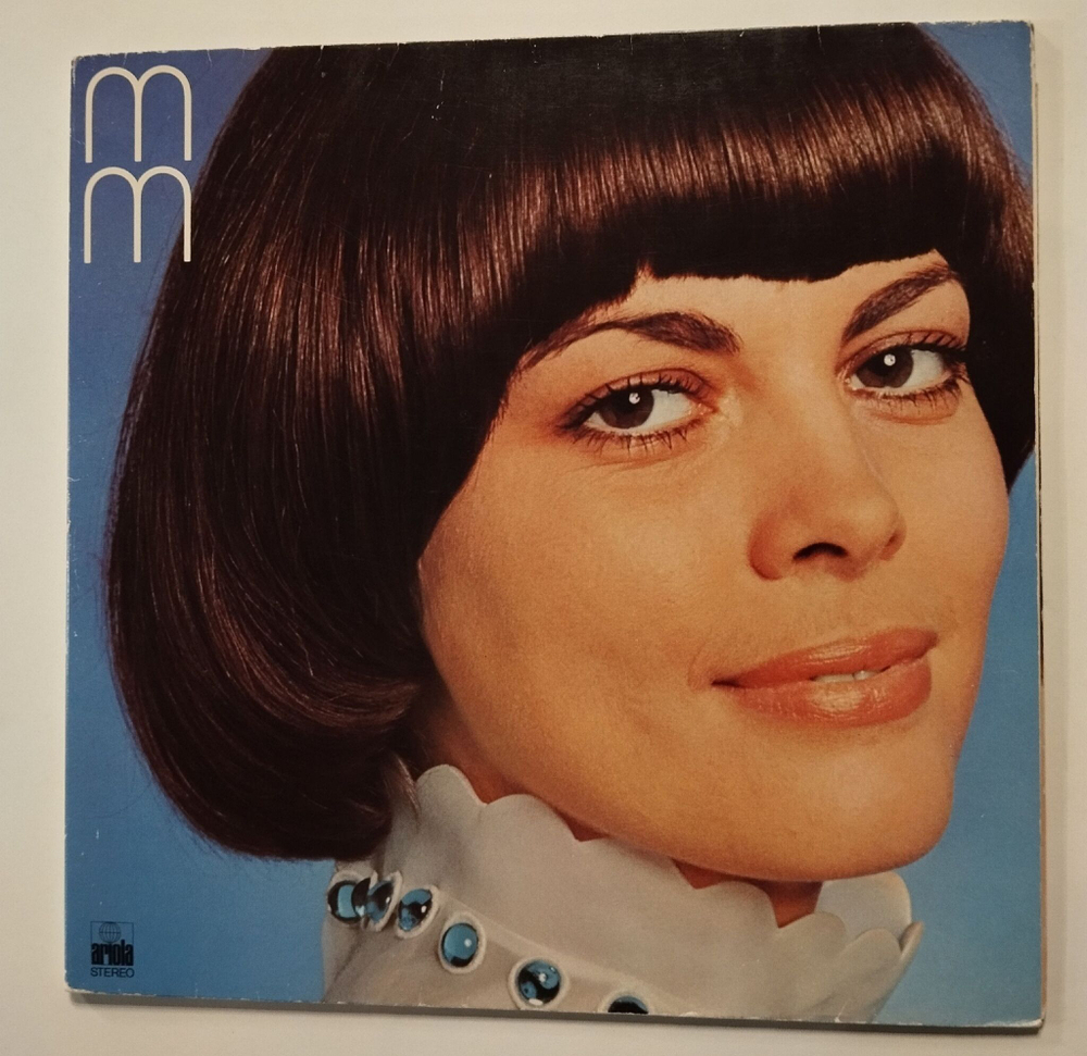 Винтажная виниловая пластинка LP Mireille Mathieu M M Мирей Матье (Germany 1973)
