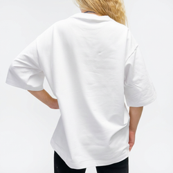 Футболка оверсайз Образование. Цвет: белый