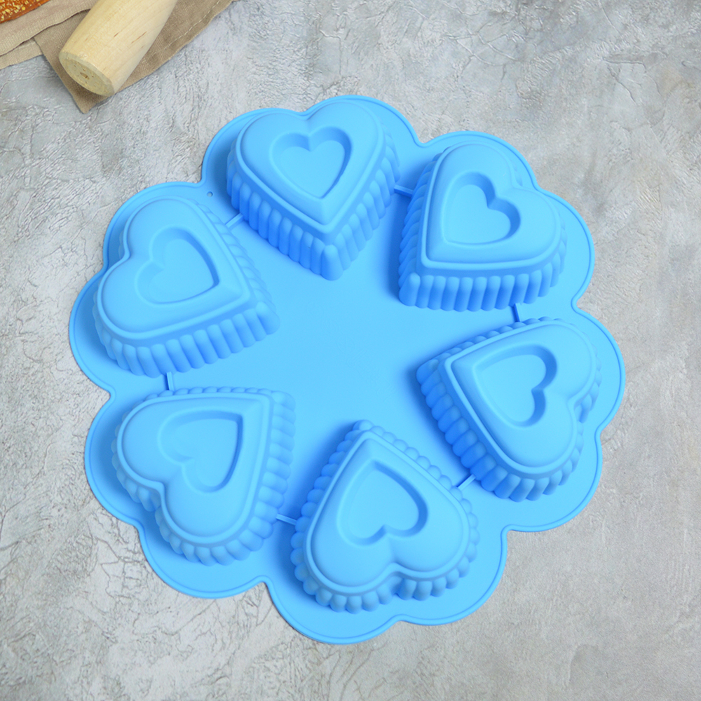 Форма для выпечки кексов силиконовая, 25*4.5см