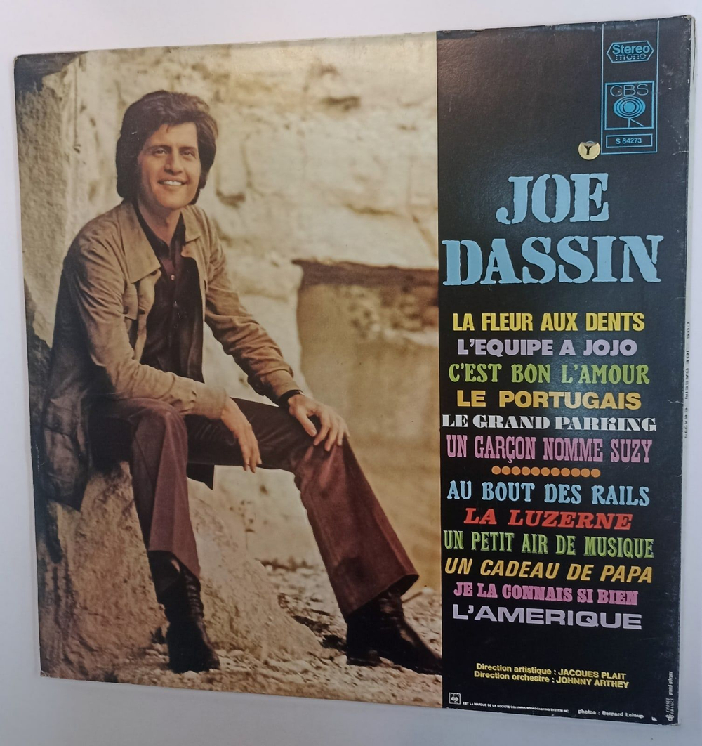 Винтажная виниловая пластинка Joe Dassin (Holland 1970)