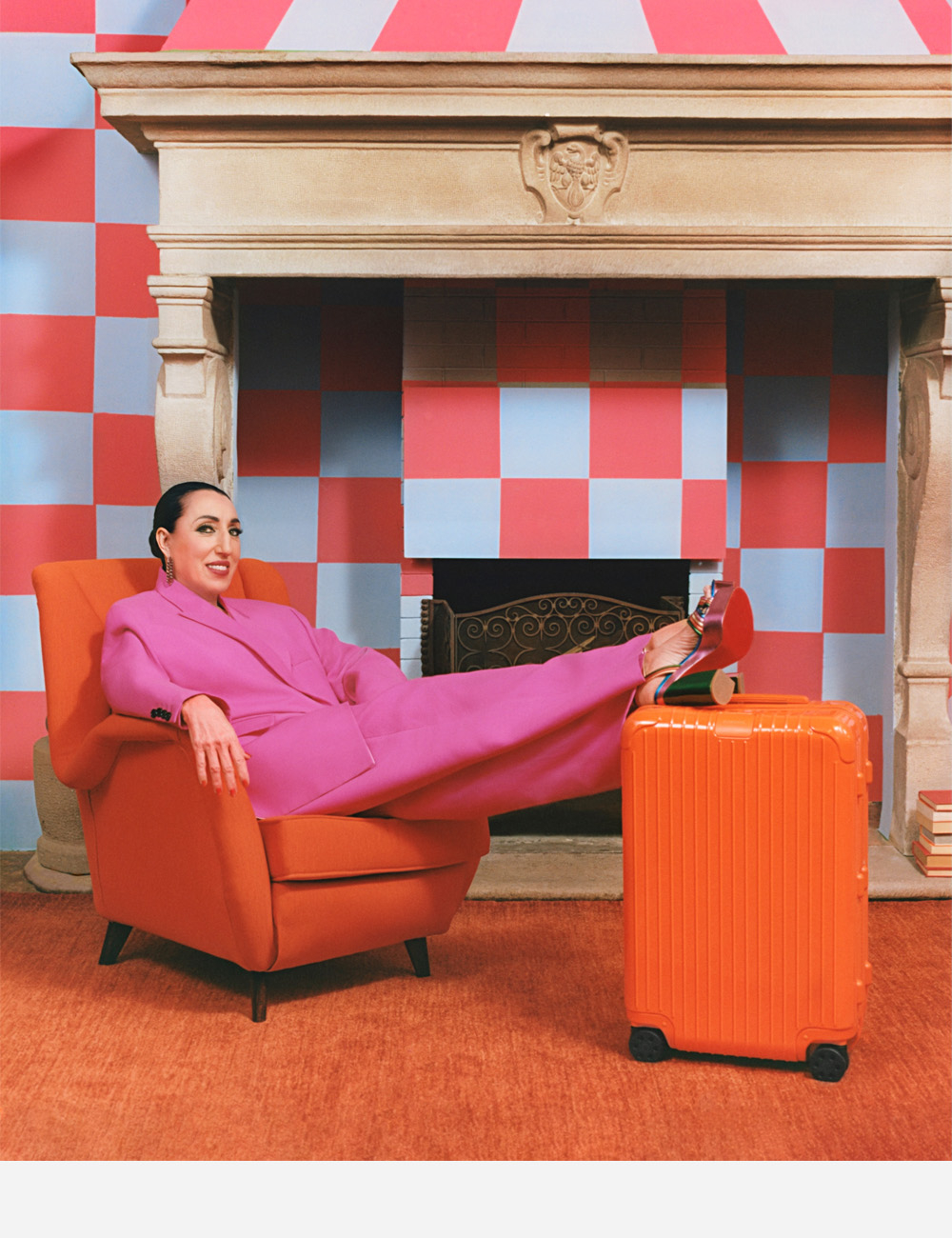 Чемодан Rimowa Essential Check-In M "Gloss Orange"