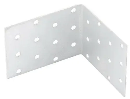 74 Уголок крепёжный оцинкованный равносторонний 60х60х60х2,0 мм