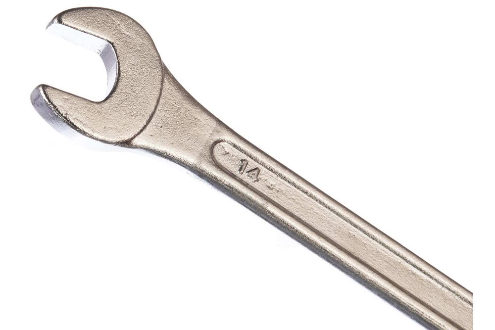 БИБЕР 90639 Ключ гаечный комбинированный, кованый 14мм (12/240)