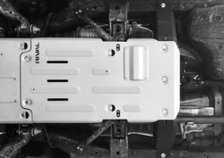 Защита КПП и РК Rival для Toyota 4Runner V (V - 4.0) 2013-н.в./Toyota Land Cruiser Prado 150 (V - 4.0) 2009-2020 2020-н.в., алюминий 6 мм, с крепежом, штампованная, 2333.9543.1.6