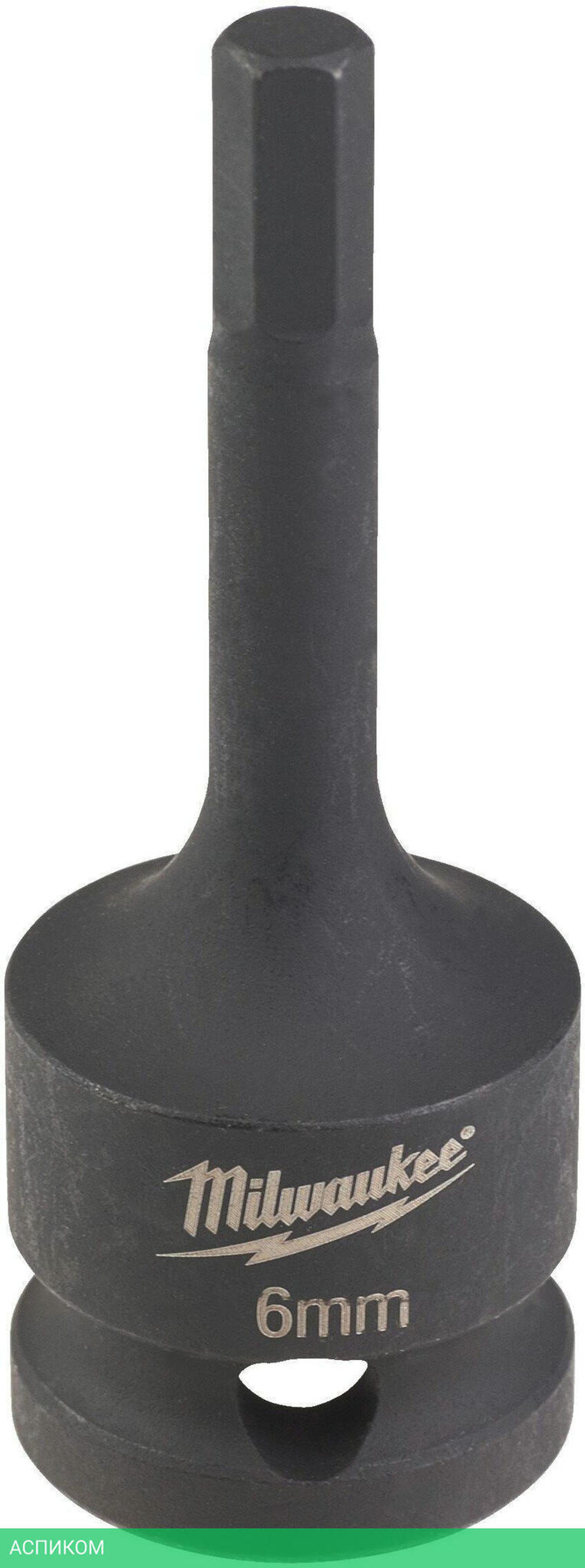 Головка ударная Milwaukee 1/2" Shockwave HEX6 (4932478064)