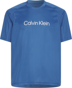 Мужская теннисная футболка Calvin Klein SS T-shirt - небесный