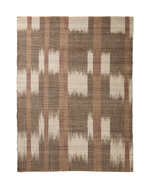 Джутовый ковер Domira с разноцветным узором икат, 200 x 300 см