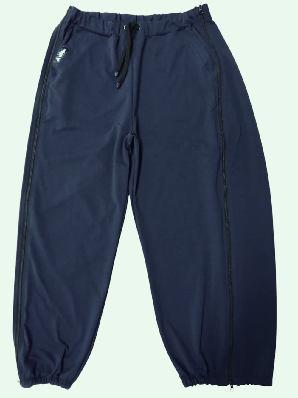 Брюки ортопедические с расширением на всю ногу. Размер XL (50-52). Цвет СИНИЙ