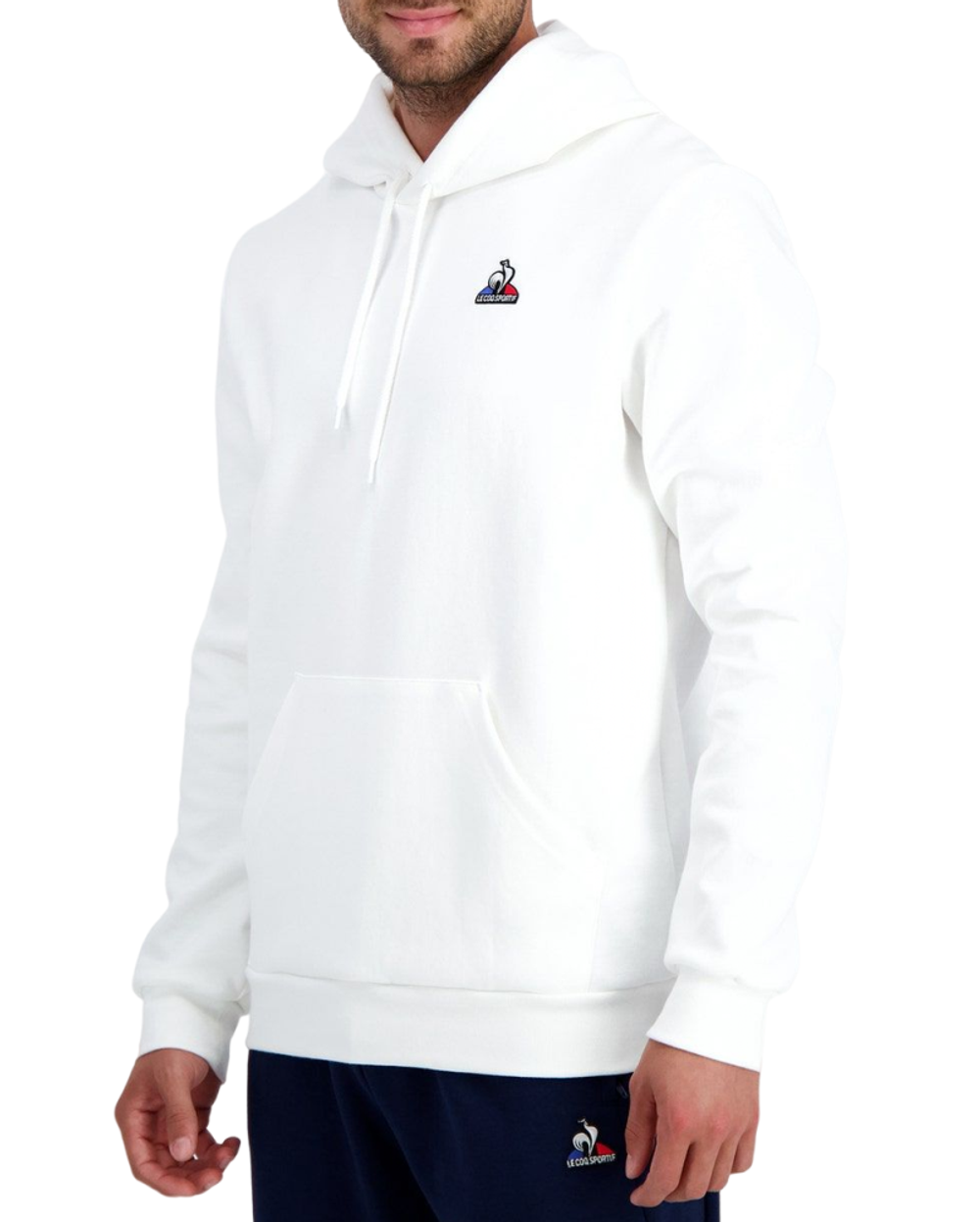 Куртка теннисная Le Coq Sportif SAISON 1 Hoody N°1 SS23 - new optical white