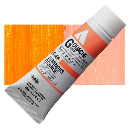 Holbein Acrylic Gouache 40 мл. 896 [C] Luminous Orange
