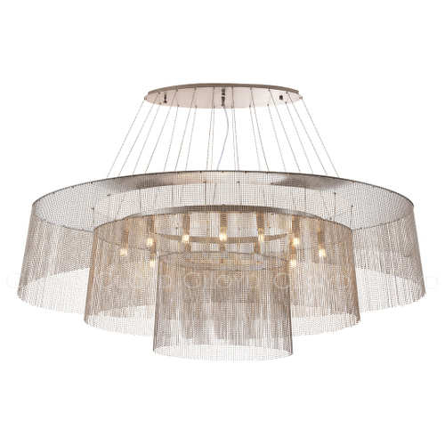 Люстра Cloyd ONASSIS C12 / шир. 120 см - никель сатин (арт.11463)