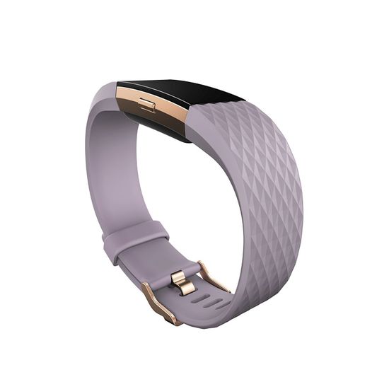 Умный фитнес-браслет Fitbit Charge 2, Сиреневый Special Edition (S), FB407RGLVS-EU