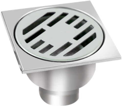 Трап нерж.  10 х 10 прям (верт.) TIM 1/20