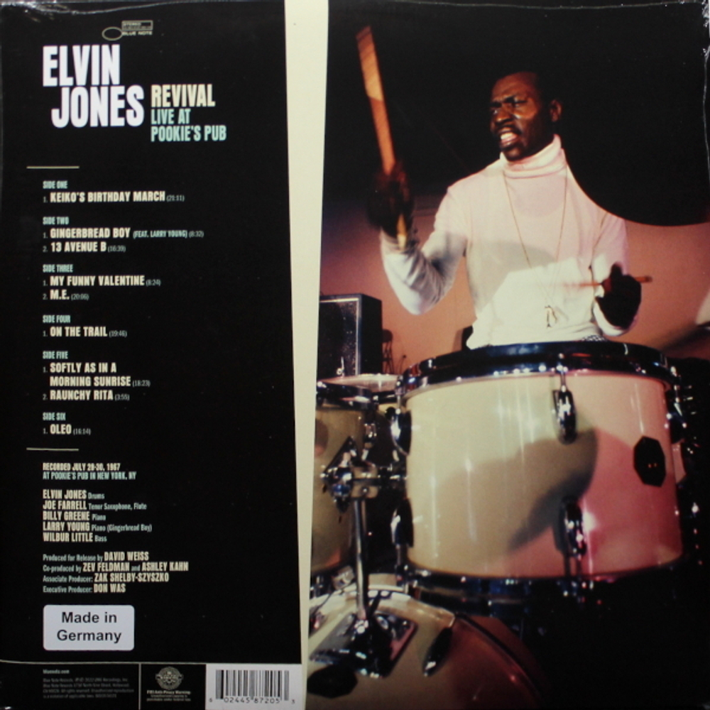 Elvin Jones / Revival (Live At Pookie's Pub)(3LP)