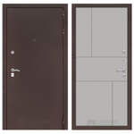 Дверь входная Лабиринт CLASSIC антик медный 21 Грей софт металлическая