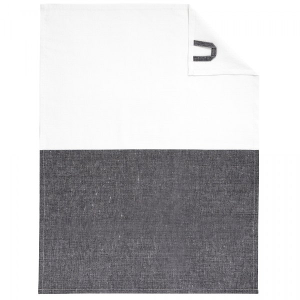 Полотенце кухонное 50x70 Cawo Cuisine Duo 535 96 черно-белое