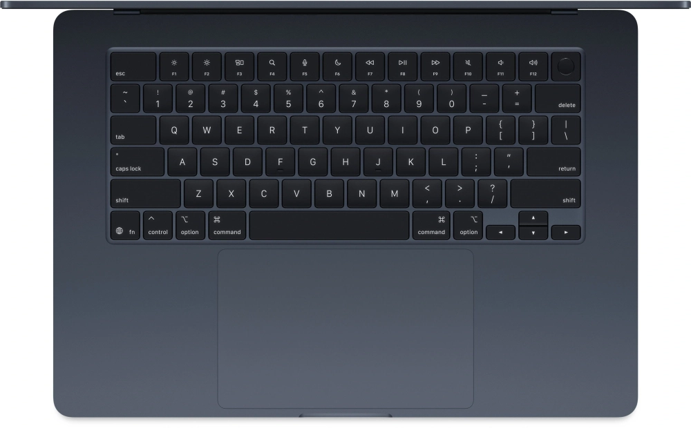 Ноутбук Apple MacBook Air A3241 M4 10 core 16Gb SSD512Gb/10 core GPU 15.3" Liquid Retina (2880x1864) macOS midnight WiFi BT Cam (MW1M3HN/A)