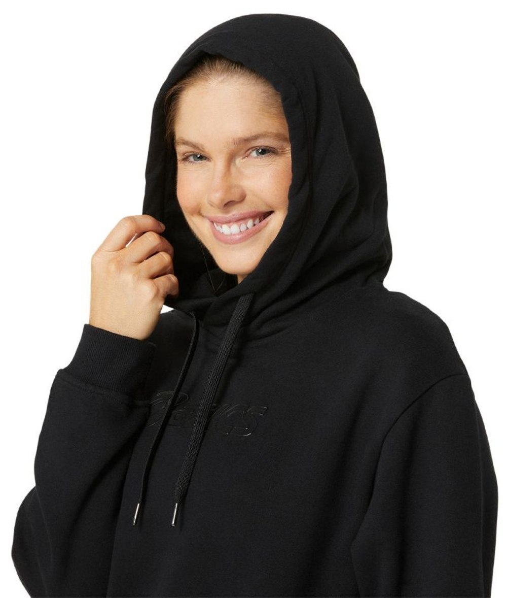 Женская теннисная куртка Asics Oth Hoodie - Black