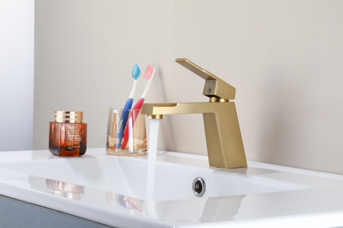 10095-D Смеситель для умывальника (Мат. Золото) HansenPRO (10/1шт)