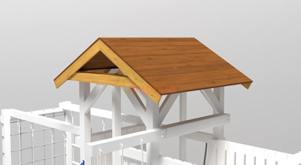 Крыша деревянная