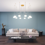 Citilux ATMAN SMART CL226A093 LED RGB Умная подвесная люстра Бронза