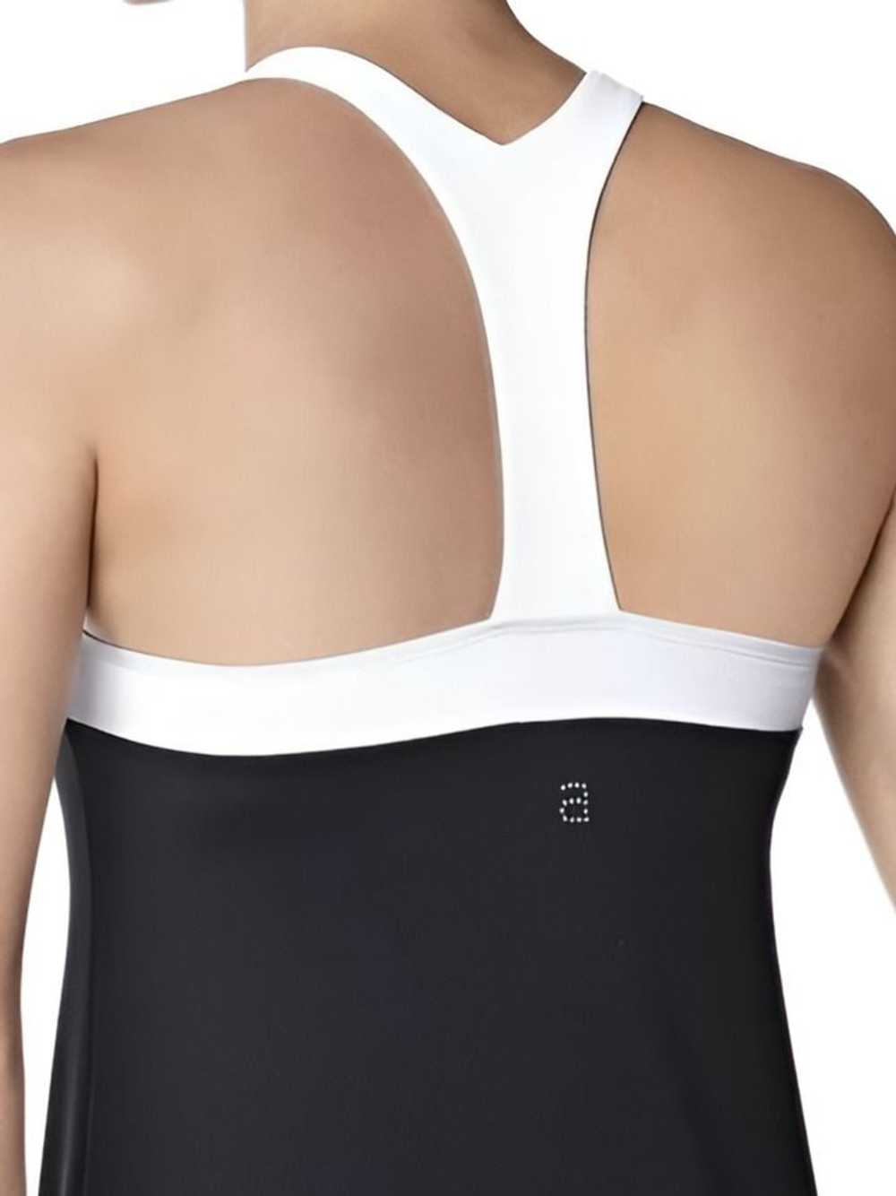 Топ спортивный со встроенным лифом Amoena размер 54-56 черно-белый