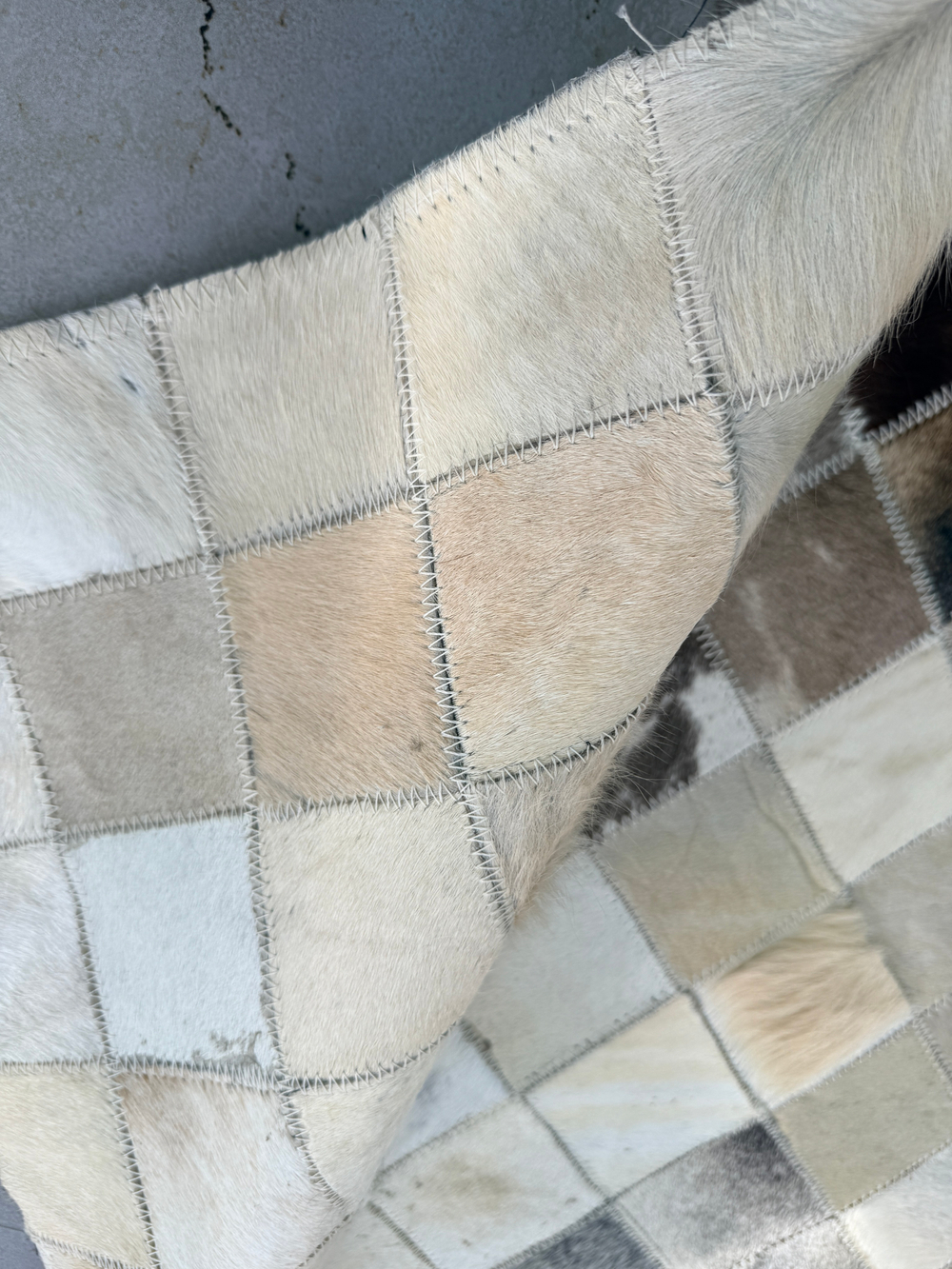 Ковер овальный натуральный Телячья шкура