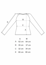 Лонгслив с акцентным плечом Layer