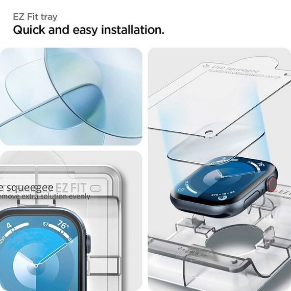 Защитная пленка Spigen EliteShield EZ Fit для Apple Watch 10 (42 mm) AFL08580 (Clear)