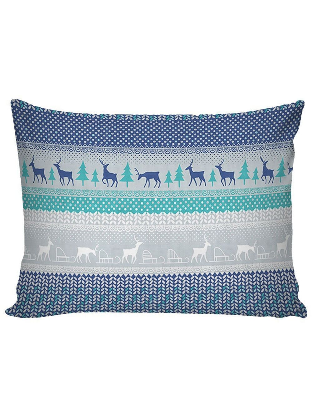 Постельное белье Сказка "Скандинавия/Вязание" 1,5-сп Наволочка 50х70 см 1 шт Простынь 150х215 см Пододеяльник 145х215 см, перкаль