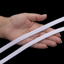 Ворсовая тесьма под каркасы белая