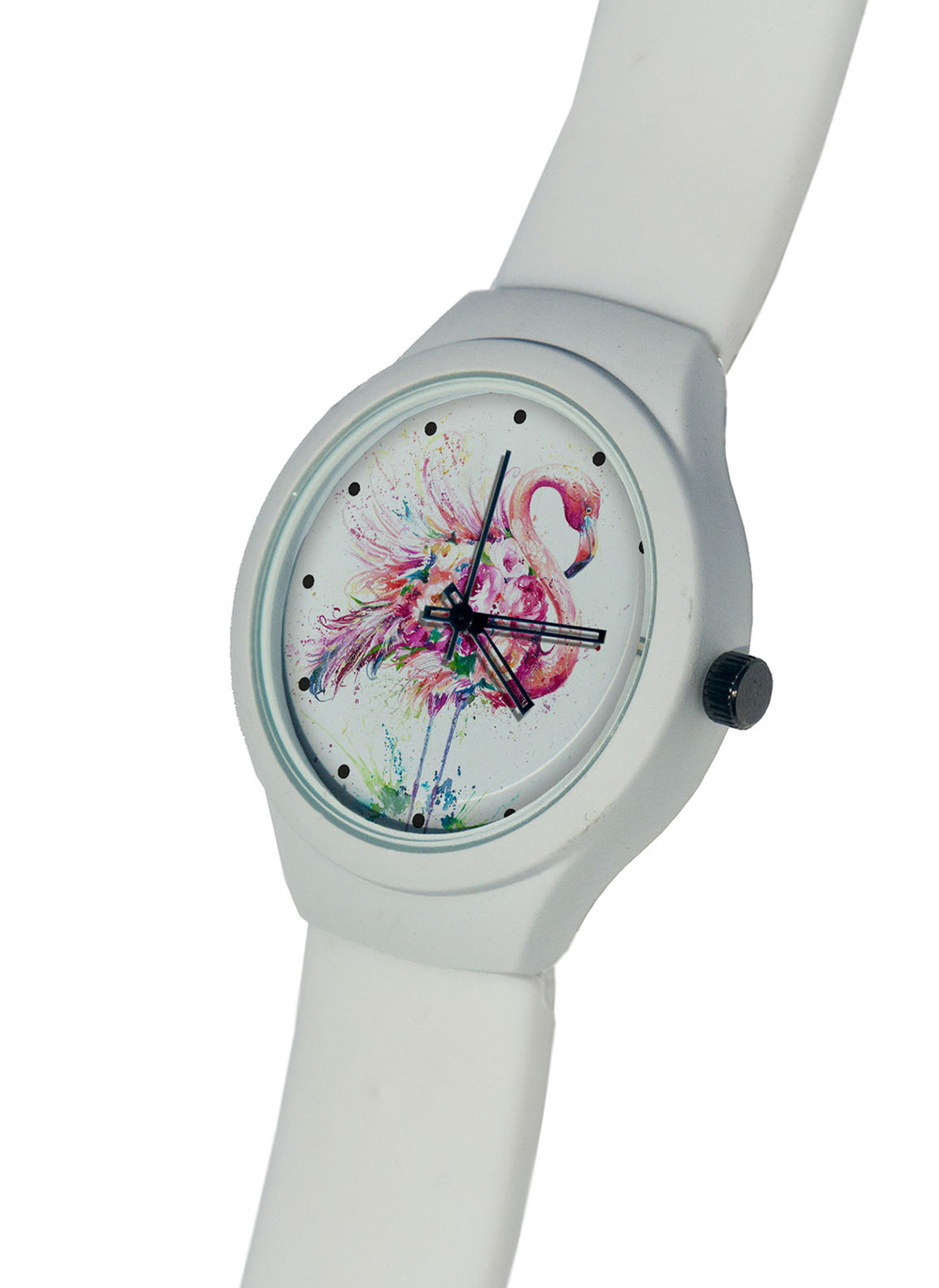 Часы наручные Фламинго № 1 белые