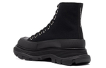 Alexander McQueen Tread Slick Lace Up Boot Black Women"s