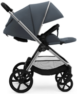 Коляска Agex Life 3 в 1 хромированная рама с автокреслом i-Team ATG080 Grey ALG590 Chrome Grey (Серый)