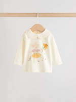 Лонгслив и легинсы в комплекте для малышей Next W78-024, Молочный, Желтый