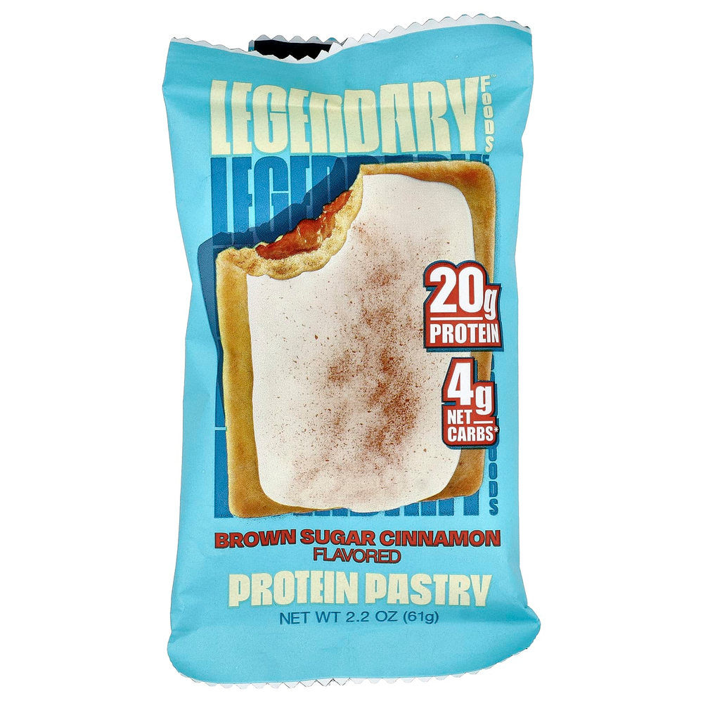 Legendary Foods, Protein Pastry, коричневый сахар и корица, 2,2 унции