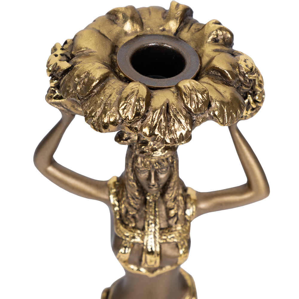 Подсвечник Цветок Египта Бронза