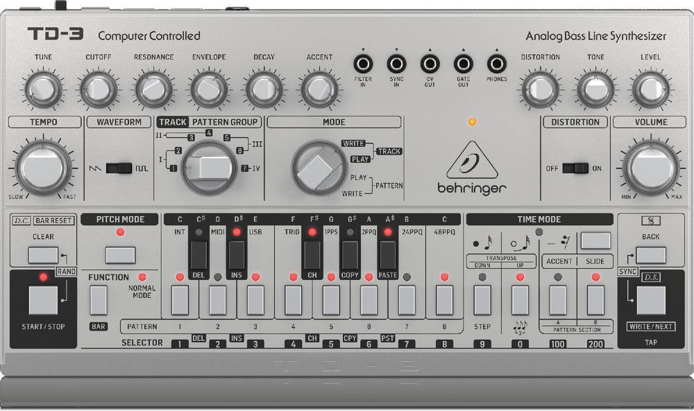 Синтезатор BEHRINGER TD-3-SR